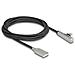 Cavo USB 2.0 Tipo-A maschio a USB Type-C maschio angolato con LED e ricarica rapida da 60 W 2 m - Foto miniatura 1