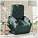 Poltrona Alzapersona Massaggiante Verde Scuro In Tessuto - Foto miniatura 1