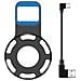 Supporto Da Parete Minimalista Per Amazon Echo Dot (gen 2) Con Cavo Integrato 8x3x15 Cm. Colore Nero - Foto miniatura 3