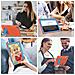 Cover Protettiva Per Samsung Galaxy Tab A 10.1"" (t515/t510) Con Supporto Arancione, Elegante E Funzionale! - Foto miniatura 2