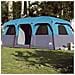Tenda Familiare Cabina per 9 Persone Blu Impermeabile - Foto miniatura 1