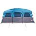 Tenda Familiare Cabina per 9 Persone Blu Impermeabile - Foto miniatura 7