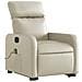 Poltrona Alzapersona Reclinabile Massaggio Crema Similpelle - Foto miniatura 3