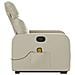Poltrona Alzapersona Reclinabile Massaggio Crema Similpelle - Foto miniatura 9