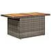 Set Divani da Giardino 2pz con Cuscini Grigio Polyrattan Acacia - Foto miniatura 4