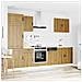 Set Mobili da Cucina 7 pz Kalmar Rovere Artigianale Truciolato - Foto miniatura 3