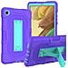 Custodia Per Samsung Galaxy Tab A7 Lite Resistente Con Supporto Viola - Foto miniatura 2