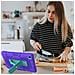 Custodia Per Samsung Galaxy Tab A7 Lite Resistente Con Supporto Viola - Foto miniatura 4