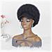 Parrucca Afro Voluminosa Da Donna Con Cappellino Da Baseball - Fibra Ad Alta Temperatura Mista - Foto miniatura 4