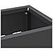 Supporto per Ombrellone Nero 28 x 12 x 41 cm Acciaio - Foto miniatura 5