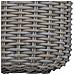 Cestino per piante con archiviazione 2 pcs Grigio Rattan Lacak - Foto miniatura 8