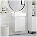 Mobile bagno con rubinetto Bianco Lucido 45,5 x 22,5 x 84 cm - Foto miniatura 2