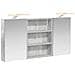 Set di Armadi da Bagno con lo scaffale 3 pcs 100 x 10,5 x 50 cm - Foto miniatura 1