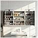 Set di Armadi da Bagno con lo scaffale 3 pcs 100 x 10,5 x 50 cm - Foto miniatura 2