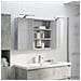 Set di Armadi da Bagno con lo scaffale 3 pcs 100 x 10,5 x 50 cm - Foto miniatura 4