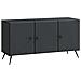 Mobile TV Nero 99 x 34,5 x 50 cm Legno ingegnerizzato - Foto miniatura 1