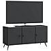 Mobile TV Nero 99 x 34,5 x 50 cm Legno ingegnerizzato - Foto miniatura 2