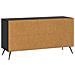 Mobile TV Nero 99 x 34,5 x 50 cm Legno ingegnerizzato - Foto miniatura 6