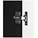 Mobile TV Nero 99 x 34,5 x 50 cm Legno ingegnerizzato - Foto miniatura 7