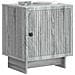 Armadio da Notte 2 pcs Grigio Sonoma 43 x 34,5 x 50 cm - Foto miniatura 2