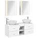 Set di mobili per il bagno 5 pcs Bianco - Foto miniatura 1