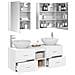 Set di mobili per il bagno 5 pcs Bianco - Foto miniatura 3
