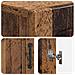Mobile per scarpe UTRECHT 59,5 x 39,5 x 87 cm Legno antico - Foto miniatura 7