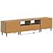 Mobile TV LED a 3 pezzi Rovere Artigianale Legno ingegnerizzato - Foto miniatura 2