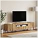 Mobile TV LED a 3 pezzi Rovere Artigianale Legno ingegnerizzato - Foto miniatura 5
