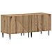 Mobile TV LED a 3 pezzi Rovere Artigianale Legno ingegnerizzato - Foto miniatura 8