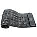 Keyboard flexible waterproof USB+PS / 2 QWERTY Nero tastiera - Foto miniatura 1