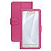 Custodia a Libro Universale per Smartphone 4.5 "- 5.0" Colore Rosa - Foto miniatura 1