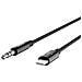 Cavo Audio da 3.5 mm con Connettore Lightning, Cavo da Lightning ad AUX per iPhone 11, 11 Pro, 11 Pro Max, XS, XS Max, XR, X, 8/8 Plus, Certificato MFi, 90 cm, Nero - Foto miniatura 3