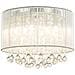 Plafoniera Led Cromo 29 x 40 x 40 cm Grigio Metallizzato - Foto miniatura 1