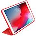Stand Case Red Ipad Air 2019 (3a generazione), Custodia Protettiva, Cover Case Di Protezione Per Ipad Air 2019, Funzione Wake / sleep, spegnimento E Attivazione Automatica Schermo Con Apertura E Chiusura - Foto miniatura 2