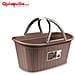 Cesta Elegance C / man Tortora 35x58 H 29 Stefanpl - Foto miniatura 2