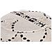 Sgabello In Cotone Beige / nero Thondi - Foto miniatura 11