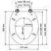 Tavoletta WC ""Solid Wood MDF"" Marrone - Foto miniatura 3