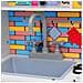 Cucina Giocattolo per Bambini in MDF 80x30x85 cm Multicolore - Foto miniatura 3