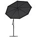 Telo di Ricambio per Ombrellone Nero 300 cm - Foto miniatura 1