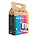 WEC4287 Cartuccia Ink Compatibile Nera Ciano Magenta Gialla Per Canon Pixma IP 4850 Capacità 388 Pagine - Foto miniatura 1