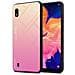 Custodia Compatibile Con Samsung Galaxy A10 / M10 In Giallo - Rosa - Coperchio Protettivo Bicolore In Vetro Temperato E Silicone Tpu - Foto miniatura 1