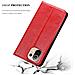 Custodia Compatibile Con Xiaomi Mi 11 Lite (4g / 5g) / 11 Lite Ne In Rosso Mela - Coperchio Protettiva Con Chiusura Magnetica, Funzione Stand E Tasca Per Le Carte - Foto miniatura 7