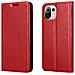 Custodia Compatibile Con Xiaomi Mi 11 Lite (4g / 5g) / 11 Lite Ne In Rosso Mela - Coperchio Protettiva Con Chiusura Magnetica, Funzione Stand E Tasca Per Le Carte - Foto miniatura 8