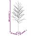 Betulla con LED Bianco Caldo 240 LED 300 cm - Foto miniatura 7