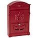 Residencia D-2151 / r Cassetta Postale Individuale Di Stile Classico In Alluminio, Dimensione M (din A4 E Riviste), Rosso - Foto miniatura 1