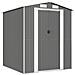Capanno da Giardino Grigio Chiaro 192x191x223cm Acciaio Zincato - Foto miniatura 2