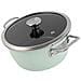 Nordic Set Di Pentole Induzione 9-piece Antiaderente Casseruoli, Padelle Design Vintage Verde - Foto miniatura 8