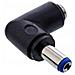 Adattatore Cc - Spina Cava Cc 5,5x2,1 Mm Maschio - Femmina Angolata - Foto miniatura 1