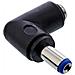 Adattatore Cc - Spina Cava Cc 5,5x2,1 Mm Maschio - Femmina Angolata - Foto miniatura 4